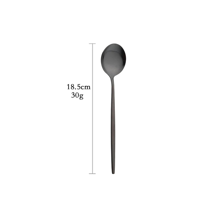 Matte Black Cutlery Set