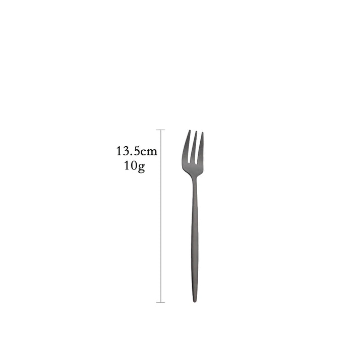 Matte Black Cutlery Set