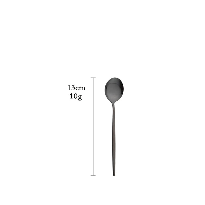 Matte Black Cutlery Set