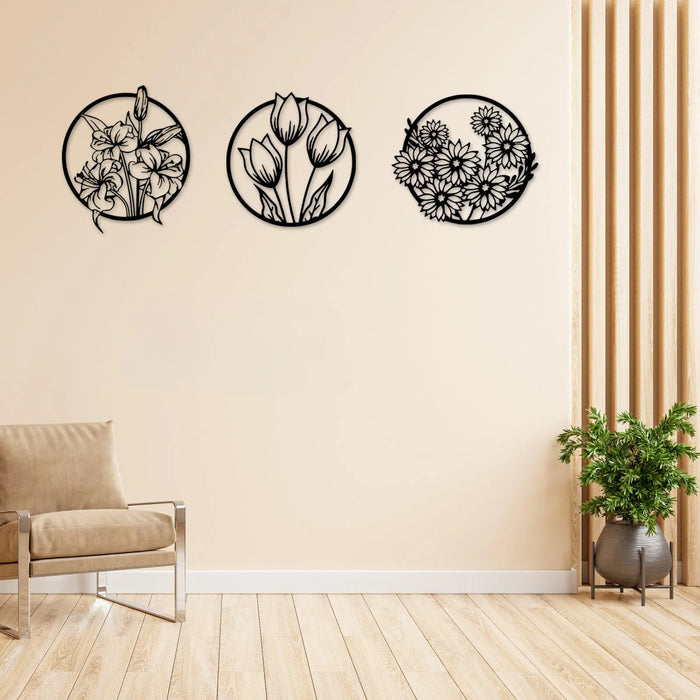 Flower Wall Art For Living Room