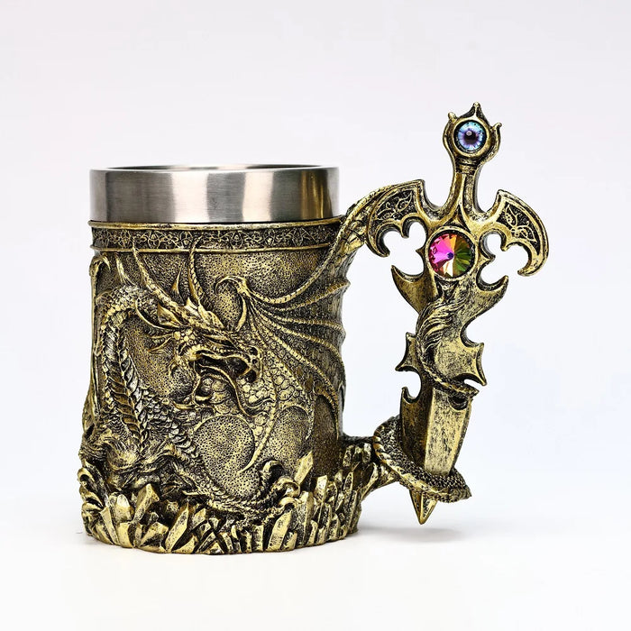 Dragon Sword Tankard Mug