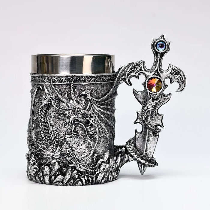 Dragon Sword Tankard Mug