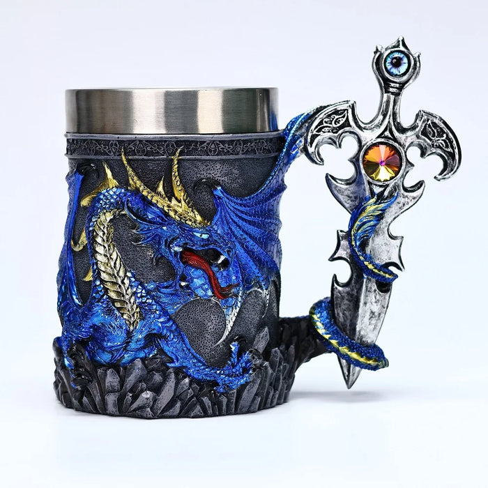 Dragon Sword Tankard Mug