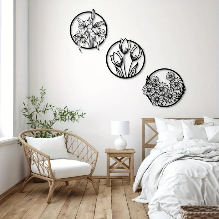 Flower Wall Art For Living Room