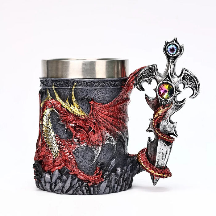 Dragon Sword Tankard Mug